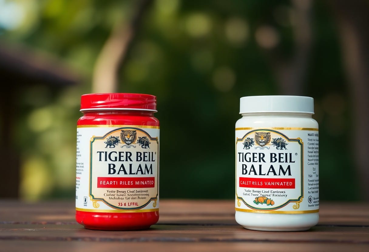 Découvrez les différences entre le Baume du Tigre rouge et le blanc : composition, utilisation, effets et conseils pour bien choisir selon vos besoins.